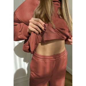 Women's Casual <b>Oversized</b> Tracksuit Set Lightweight Hooded Sweatshirt <b>Jogger</b> Pants Breathable Training Streetwear Athleisure Wear - Product Image 5
