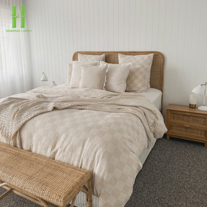 Cama de Pared de Ratán de Nuevo Diseño con Cabecera Simple, Ensamblada, Duradera y Ecológica para Uso en el Hogar y Hoteles, Directo de Fábrica - Product Image 1