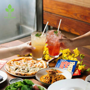 Pailles en riz écologiques conçues pour les restaurants et les cafés, soutenant l'emballage de boissons durable - Product Image 3