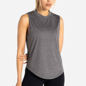 Débardeurs d'été pour femmes 100% coton, tendance, unis, personnalisables, pour l'entraînement, le fitness, la gym, débardeur sexy - Product Image 6