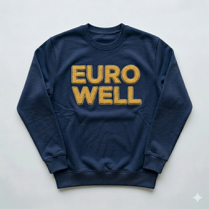 Sudadera de Alta Calidad con Etiqueta Privada al por Mayor, Sudadera Unisex de Invierno con Cuello Redondo y Bordado, Sudadera de Algodón y Felpa - Product Image 3