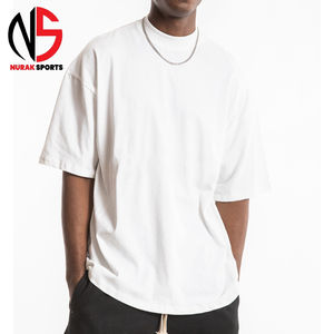 เสื้อยืดคอกลมทรงโอเวอร์ไซส์ รุ่นหนาพิเศษ ปี 2026 สำหรับผู้ชาย ผ้าฝ้าย 100% ทรงปกติ ไหล่ตก ทรงบ็อกซี่ ระบายอากาศได้ดี แห้งเร็ว ปรับแต่งได้ - Product Image 2