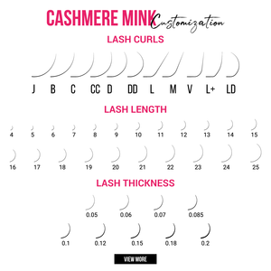 ผู้จำหน่ายขนตา Charmlash จำหน่ายขนตาแคชเมียร์แบบเส้นต่อเส้น ขนาด 0.05 0.07 0.10 แบบเส้นเดี่ยว ปราศจากน้ำมัน เพิ่มวอลลุ่ม - Product Image 6