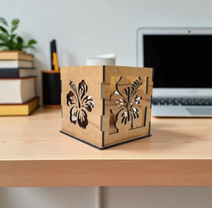 Soporte para Bolígrafos de Madera MDF, Organizador de Escritorio, Bonito y Personalizable, Precio Económico - Product Image 5