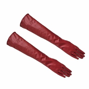 Guantes de cuero hasta la muñeca para mujer, sin forro, ecológicos, térmicos, con pantalla táctil, a la moda, para invierno, viajes, actividades al aire libre, HRZ-261 - Product Image 1