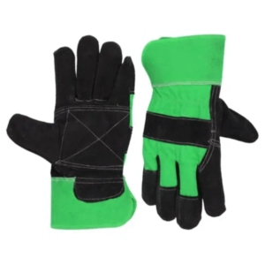 Guantes de Trabajo Antideslizantes de Cuero Vacuno de Primera Calidad, Certificados por la CE, de 11 oz, con Puño de Seguridad para Protección de Manos y Cuerpo - Product Image 3