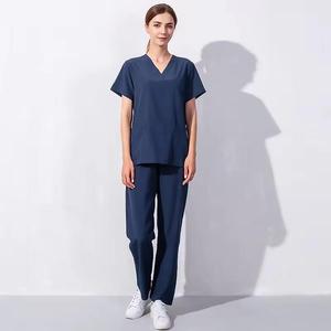 2026 Hot Sale Comfortable Polyester Spandex High Quality Customizable Hospital <b>Scrub</b> <b>Sets</b> for Men Women Nursing Use OEM Service - Product Image 6
