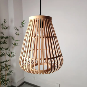 Natural Bamboo Hanging Pendant <b>Light</b> for Home <b>Decoration</b> Resorts Villas and Modern Interior Design - Product Image 3