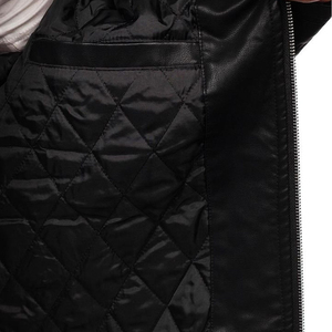 High Street Style Men's Sportswear Leather <b>Canvas</b> <b>Jacket</b> Quality Casual Winter Warm Waterproof Breathable Front OEM Serviced - Product Image 5