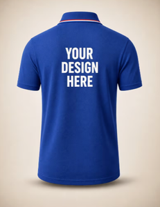 Camiseta de Hombre con Logotipo Personalizado, Manga Corta, Tejida, Casual, con Botones al Frente, Impresión Serigrafiada, Secado Rápido, 100% Algodón y Spandex, Corte Regular, 320g - Product Image 2
