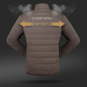 Veste de chasse ultra-légère en duvet d'oie, coupe-vent, extensible, pliable, isolée, pour l'hiver, veste tactique de chasse en plein air - Product Image 5