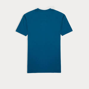 เสื้อยืดผู้ชายทรงหลวมแบบใหม่ ดีไซน์สั่งทำพิเศษ ผ้า Worsted สำหรับใส่เป็นทางการ พร้อมโลโก้ด้านหน้า ป้องกันการเป็นขุย - Product Image 1