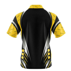 Maillots de fléchettes durables et respirants pour le sport et le fitness - Manches courtes, grandes tailles, utilisation estivale, 100% polyester - Product Image 5