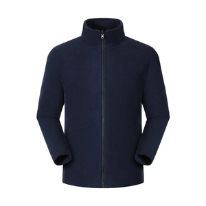 Custom Eco-Friendly Unisex <b>Winter</b> <b>Fleece</b> Bomber Jacket Full-Zip Stand Collar Windproof Breathable Polyester Outerwear for - Product Image 6