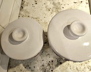 <b>Decorative</b> Pattern Storage Canister With Airtight Lid Smooth Finish Space Saving Stackable Design Stylish <b>Kitchen</b> Organizer - Product Image 5