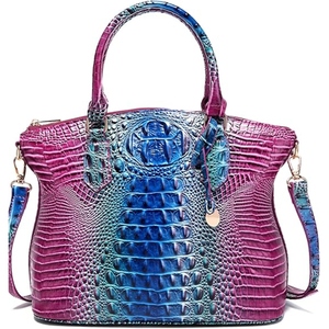 Bolso Tote de Piel de Cocodrilo Premium para Mujer, Gran Capacidad, Bolso de Hombro, Bolso de Mano, para Compras, Trabajo, Uso Diario, Venta al Por Mayor OEM - Product Image 1