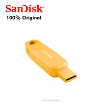 SanDisk-Clé USB de 32 Go, USB Type C, Type A, USB3.2, Jaune, Jonquille, SDDDC6-032G-G46YD
