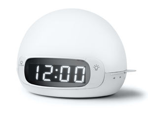 ODM Horloge Réveil Moderne et Élégante avec Affichage LED sans Fil, Lumières d'Ambiance RGB, Double Alarme, Fonction Snooze, Radio PLL, Batterie de Secours, en Plastique - Product Image 1