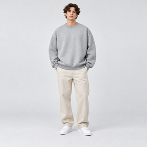 Fabricante de sudaderas tipo jersey para hombre, MOQ bajo, cuello redondo, tejido gofrado, tops deportivos, bloques de color, para pedidos al por mayor - Product Image 4
