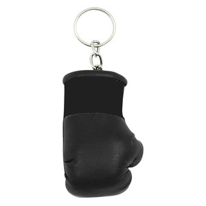 Porte-clés mini-gant de boxe en cuir artificiel, décoration de voiture, cadeau MMA, porte-clés personnalisé, design classique - Product Image 1