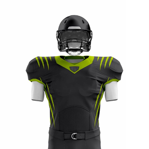 Tenues de football personnalisées de bonne qualité, 100% polyester, imprimées, techniques, vêtements de sport américains - Product Image 4