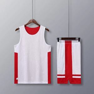 Maillots de basket-ball respirants grande taille personnalisés pour adultes sublimés 100% polyester sans manches nouveau - Product Image 3