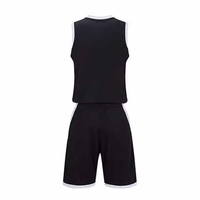 Seragam Basket Sublimasi Modis 100% Katun Bernapas Tahan Air Jersey Tanpa Lengan Logo Tim Kustom