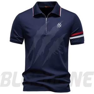 Camisa de Manga Corta para Hombre Bloodline, Blanca, Transpirable, Formal, con Logotipo Frontal, Corte Regular, Tejido de Algodón de 220g - Product Image 3