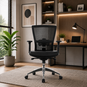 KINSHA Mesh Office <b>Chair</b> with Adjustable Armrest Swivel Base Power Lift Modern Design for Commercial Use - Product Image 1