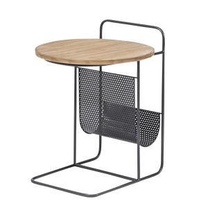 Mesa auxiliar Vandana Lyra Mira en madera de abeto y metal - Product Image 2