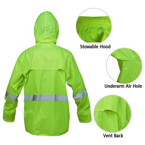 เสื้อกันฝนผู้ชายดีไซน์ล่าสุด ขายส่ง แขนยาว รับออกแบบโลโก้ตามสั่ง เสื้อกันฝนฤดูหนาวผู้ชาย บริการ OEM - Product Image 6