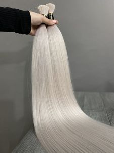 Produits haut de gamme d'extensions de cheveux en vrac humains vietnamiens bruts blonds 613 couleur expédition rapide DHL FedEx - Product Image 3