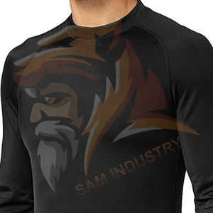 เสื้อรัดกล้ามเนื้อผู้ชายแบบสแปนเด็กซ์โพลีเอสเตอร์พิมพ์ลายด้วยความร้อน ราคาขายส่ง แขนยาว - Product Image 3