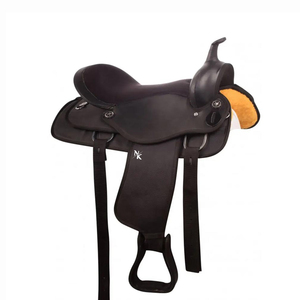 Sillas de Montar de Primera Calidad, Silla de Montar Western para Caballos de Trail, Silla de Montar de Cuero Cómoda, Proveedor de Equipo para Ranchos, Ropa para Jinete - Product Image 1