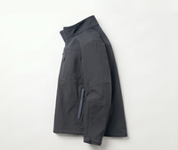 Veste softshell imperméable et coupe-vent pour homme, avec fermeture éclair frontale chauffante, pour l'hiver et les activités de plein air, style streetwear