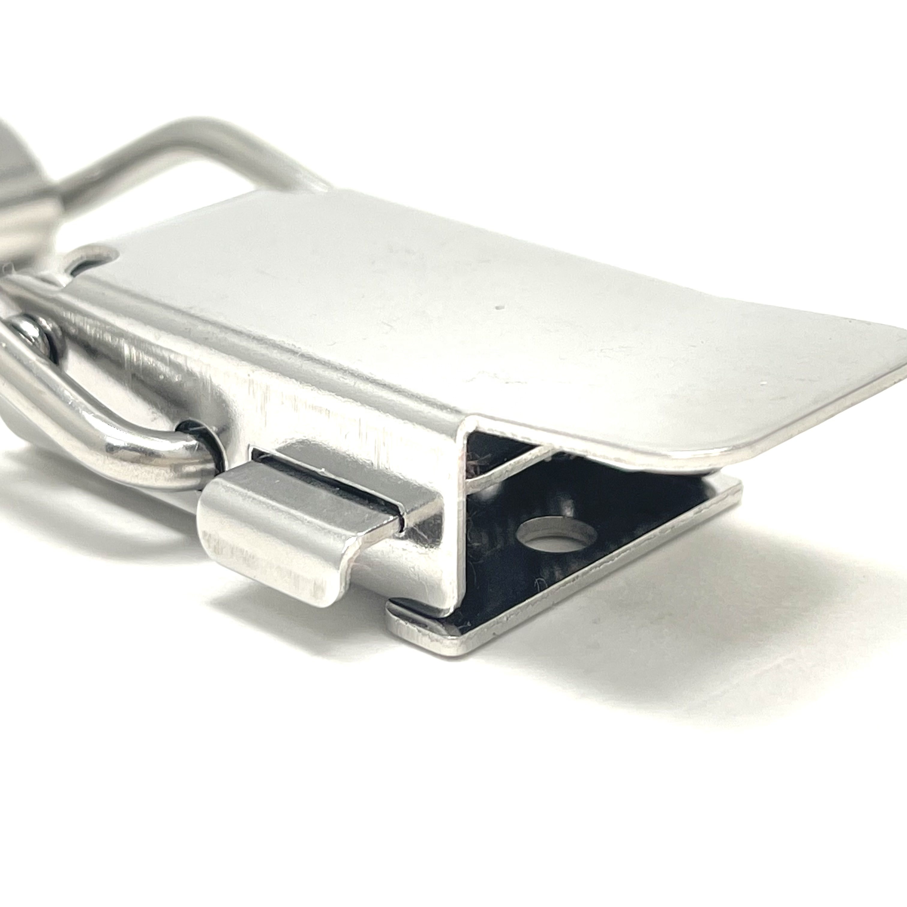 2 Piezas Pestillo De Palanca Ajustable Para Remolque Y Cofre | Herraje De Hierro Galvanizado Con Resorte | Para Gabinete, Caja Y Puerta