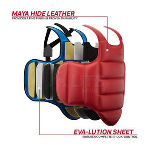 Protection de poitrine pour l'entraînement, protège-corps léger conçu pour le confort, la sécurité et l'absorption des chocs pendant la pratique - Product Image 5