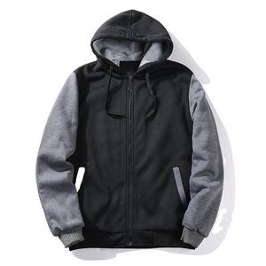 เสื้อสเวตเชิ้ตผู้ชายแบบมีฮู้ดสไตล์สตรีทเสื้อสเวตเชิ้ตสีพื้นเรียบสำหรับฤดูหนาวออกแบบได้ตามต้องการ - Product Image 1