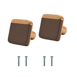 Poignée de meuble noire mate satinée, bouton de porte de placard moderne, poignée de tiroir, quincaillerie de cuisine - Product Image 1