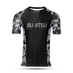 Rashguard de Jiu Jitsu de Alta Calidad al por Mayor, Rashguard de Compresión de Manga Corta Personalizado para Hombre - Product Image 5