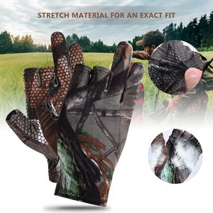 Hunting Gloves Fingerless Gloves Pro Anti-Slip Sun Protection Hunting Outdoors - Product Image 4