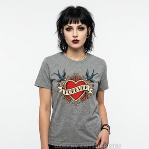 T-shirt personnalisé pour femme, motif aquarelle artistique, impression ange Cupidon, vente en gros, marque privée, coton crème, hauts graphiques bohèmes pour femme - Product Image 2