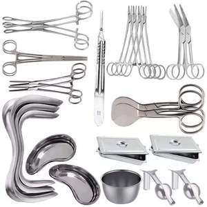 Juego de Instrumentos Quirúrgicos Ginecológicos de Grado Alemán, Nuevo, 25 Piezas - Product Image 1