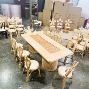 Sillas Infantiles Hechas a Mano de Mimbre Natural para Alquiler en Eventos de Boda, Decoración Boho para Fiestas, Proveedor Mayorista de Muebles de Ratán - Product Image 1