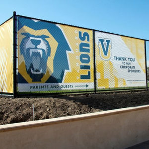 Custom Printed Fence Mesh Banner for Outdoor Advertising and Sports Event Fence <b>Wrap</b> – Vietnam Printing Factory - Product Image 5