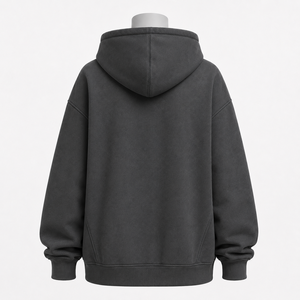 เสื้อฮู้ดดี้โอเวอร์ไซส์สำหรับผู้หญิง ออกแบบมาให้ให้ความรู้สึกสบายและทรงยืดหยุ่น เหมาะสำหรับคอลเลกชันสตรีทแวร์ ชุดลำลอง และกิจกรรมพักผ่อน - Product Image 5