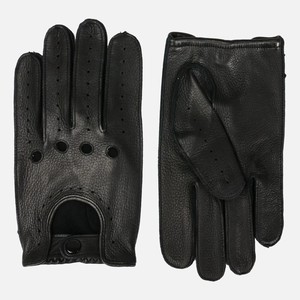 Guantes de Conducción de Piel de Oveja Auténtica Resistentes al Viento, Guantes de Cuero con Forro Suave, Guantes de Cuero de Alta Calidad a la Moda con Dedos Completos - Product Image 4
