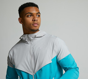Men's Color Blocking Windproof windbreaker <b>Jacket</b> Zipper Closure Sporty Style <b>Summer</b> Polyester Material Stand Collar Regular Fit - Product Image 6