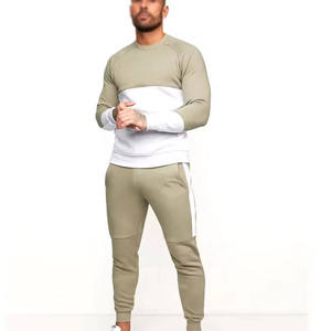 Ensembles de survêtements molletonnés deux pièces en coton épais 100 % pour hommes, coupe oversize, style streetwear hiver, vente en gros - Product Image 4