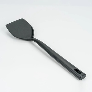 Jaya Mata JM290 Non Stick Safe Nylon Solid Turner Kitchen Spatula Dishwasher Safe ABS Handle Maroon Brown Black - Product Image 4
